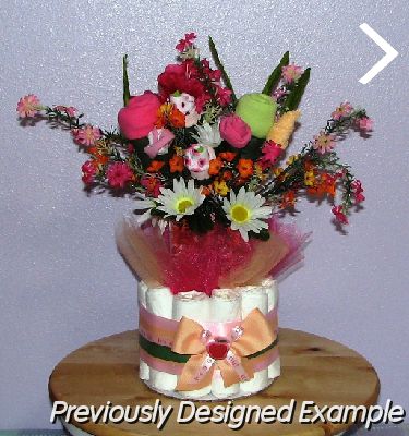 Baby-Floral-Bouquet (2).JPG - Baby Girl Floral Bouquet